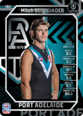 Teamcoach 2026 Base Silver Card #165 Mitch Georgiades - Port Adelaide