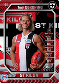 Teamcoach 2026 Base Silver Card #169 Tom De Koning - St Kilda