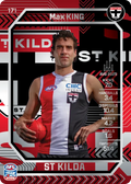 Teamcoach 2026 Base Silver Card #171 Max King - St Kilda