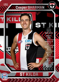 Teamcoach 2026 Base Silver Card #172 Cooper Sharman - St Kilda