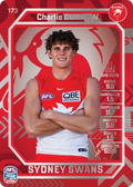 Teamcoach 2026 Base Silver Card #173 Charlie Curnow - Sydney Swans