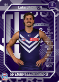 Teamcoach 2026 Base Silver Card #186 Luke Jackson - Fremantle