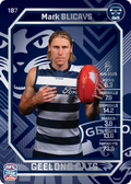 Teamcoach 2026 Base Silver Card #187 Mark Blicavs - Geelong