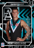 Teamcoach 2026 Base Silver Card #193 Jordon Sweet - Port Adelaide