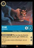 Lorcana - First Chapter - Scar - Mastermind - 158/204 - Rare