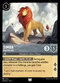 Lorcana - First Chapter - Simba - Rightful Heir - 190/204 - Uncommon