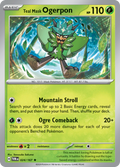Pokemon TCG Scarlet & Violet expansion Twilight Masquerades. Teal Mask Ogerpon rare card.