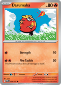 Pokemon TCG Scarlet & Violet expansion Twilight Masquerades. Darumaka common card.