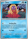 Pokemon TCG Scarlet & Violet expansion Twilight Masquerades. Jynx common card.