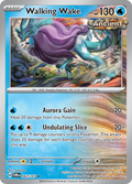Pokemon TCG Scarlet & Violet expansion Twilight Masquerades. Walking Wake rare card.