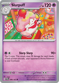 Pokemon TCG Scarlet & Violet expansion Twilight Masquerades. Slurpuff uncommon card.