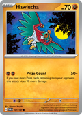 Pokemon TCG Scarlet & Violet expansion Twilight Masquerades. Hawlucha common card.