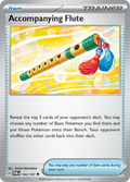 Pokemon TCG Scarlet & Violet expansion Twilight Masquerades. Accompanying Flute uncommon card.