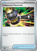 Pokemon TCG Scarlet & Violet expansion Twilight Masquerades. Enhanced Hammer uncommon card.