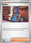 Pokemon TCG Scarlet & Violet expansion Twilight Masquerade Raifort card.