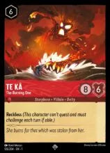 Lorcana - First Chapter - Te Ka - The Burning One - 126/204 - Super Rare