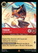 Lorcana Azurite Sea - Tigger - In the Crow's Nest - #126/204 - Rare