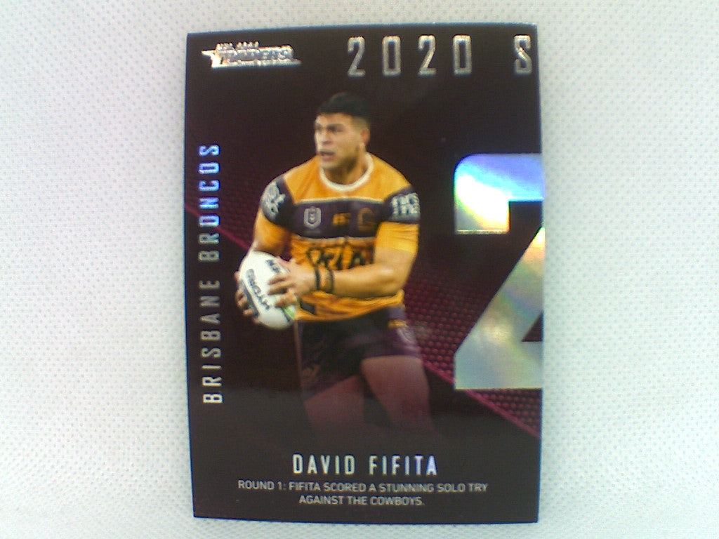 2020 Season to Remember - #1 - Broncos - David Fifita - NRL Traders 2021