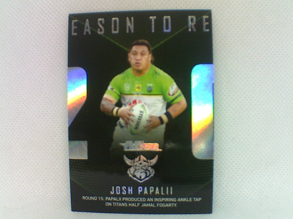 2020 Season to Remember - #5 - Raiders - Josh Papalii - NRL Traders 2021