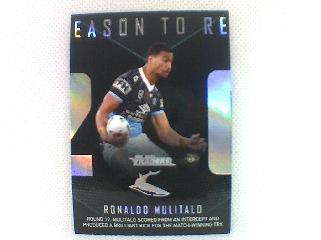 2020 Season to Remember - #11 - Sharks - Ronaldo Mulitalo - NRL Traders 2021