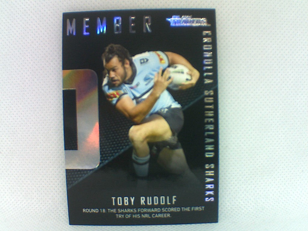2020 Season to Remember - #12 - Sharks - Toby Rudolf - NRL Traders 2021