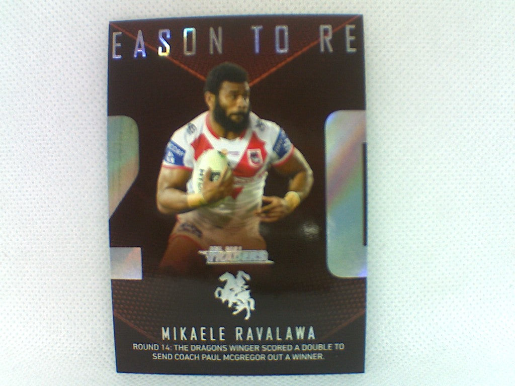 2020 Season to Remember - #38 - Dragons - Mikaele Ravalawa - NRL Traders 2021
