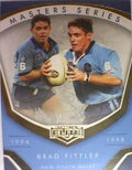 Brad Fittler Master Series trading card from the 2022 NRL Elite release.