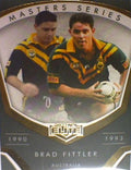 Brad Fittler Master Series trading card from the 2022 NRL Elite release.