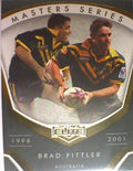 Brad Fittler Master Series trading card from the 2022 NRL Elite release.