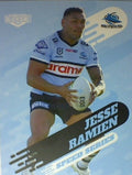 Jesse Ramien of the Cronulla Sharks Speed Series card from the 2022 NRL Elite trading card release