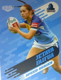 Jetaya Faifua of the Gold Coast Titans Speed Series card from the 2022 NRL Elite trading card release.