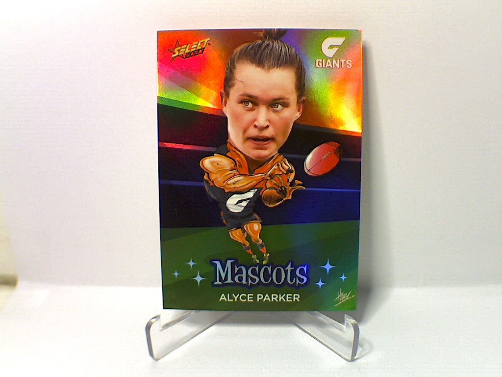 2023 AFL Footy Stars - Mascots - M106 - Alyce Parker - Giants - AFLW