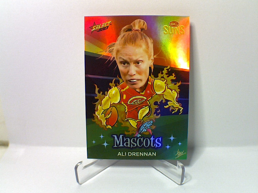 2023 AFL Footy Stars - Mascots - M107 - Ali Drennan - Suns - AFLW