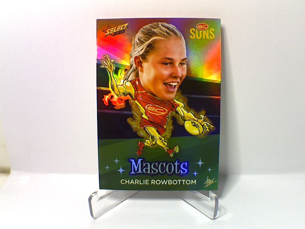 2023 AFL Footy Stars - Mascots - M108 - Charlie Rowbottom - Suns - AFLW