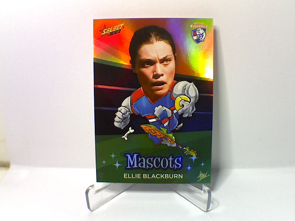 2023 AFL Footy Stars - Mascots - M125 - Ellie Blackburn - Bulldogs - AFLW