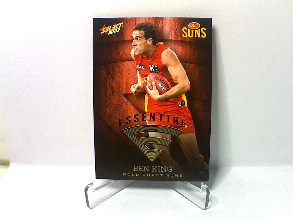 2023 AFL Footy Stars - Essential - E43 - Ben King - Suns