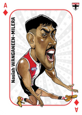 Teamcoach 2026 Star Wildcards Playing Cards SW-15 Nasiah Wanganeen-Milera - St Kilda Saints