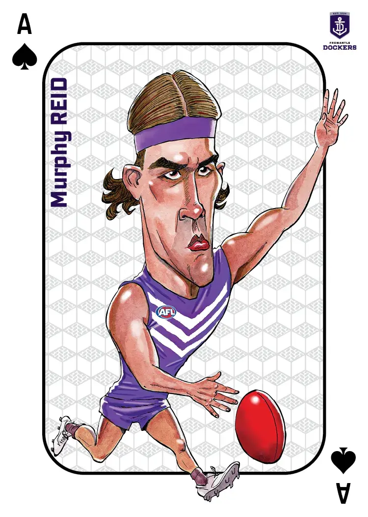 Teamcoach 2026 Rookie Wildcards Playing CardsW-06 Murphy Reid - Fremantle Dockers