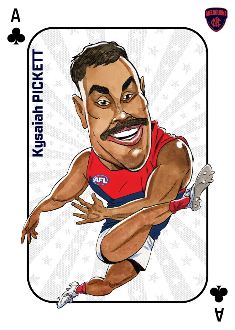 Teamcoach 2026 Star Wildcards Playing Cards SW-11 Kysaiah Pickett - Melbourne Demons