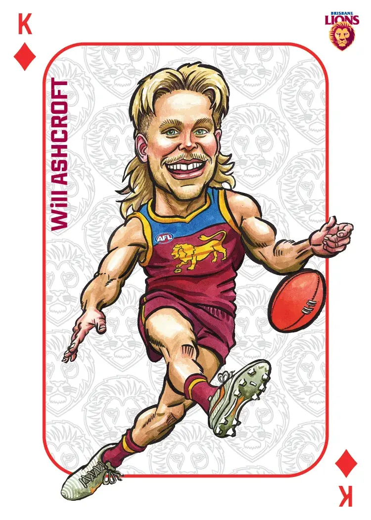Teamcoach 2026 Magic Wildcards Playing Cards MW-02 Will Ashcroft - Brisbane Lions