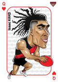 Teamcoach 2026 Rookie Wildcards Playing CardsW-05 Isaac Kako - Essendon Bombers