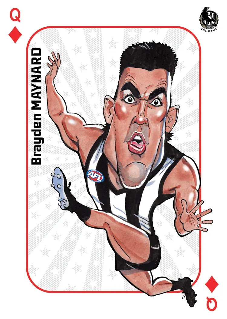 Teamcoach 2026 Star Wildcards Playing Cards SW-04 Brayden Maynard - Collingwood Magpies