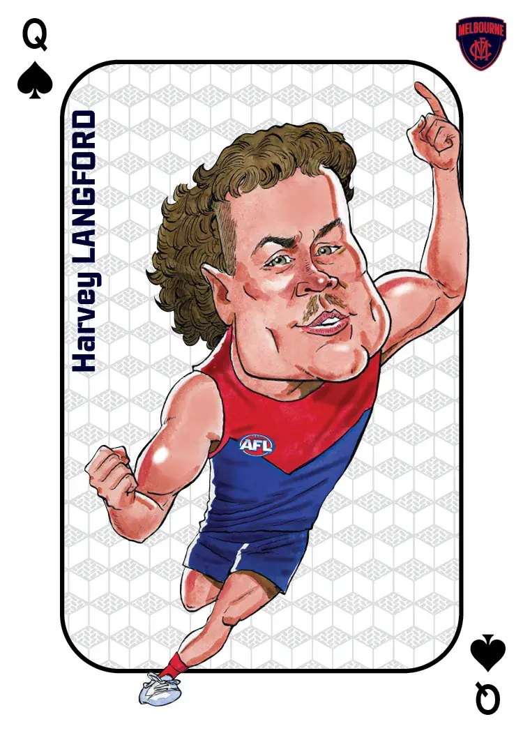 Teamcoach 2026 Rookie Wildcards Playing CardsW-11 Harvey Langford - Melbourne Demons