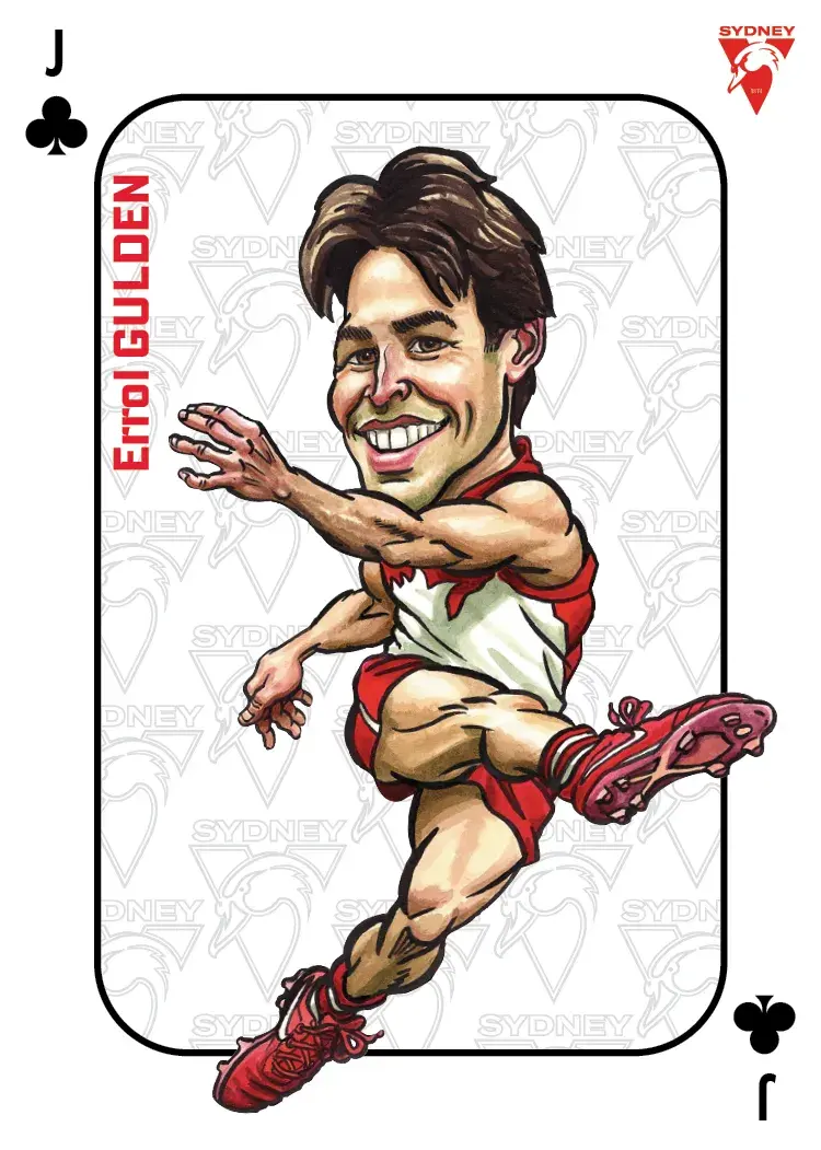 Teamcoach 2026 Magic Wildcards Playing Cards MW-16 Errol Gulden - Sydney Swans