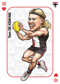 Teamcoach 2026 Magic Wildcards Playing Cards MW-15 Tom De Koning - St Kilda Saints
