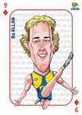 Teamcoach 2026 Rookie Wildcards Playing CardsW-17 Bo Allan - West Coast Eagles