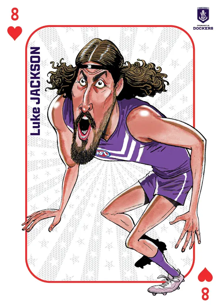 Teamcoach 2026 Star Wildcards Playing Cards SW-06 Luke Jackson - Fremantle Dockers
