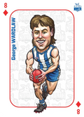 Teamcoach 2026 Magic Wildcards Playing Cards MW-12 George Wardlaw - North Melbourne Kangaroos