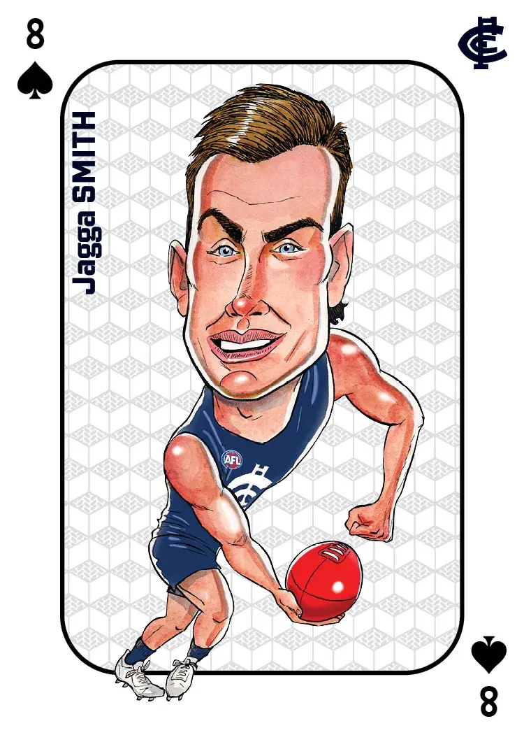 Teamcoach 2026 Rookie Wildcards Playing CardsW-03 Jagga Smith - Carlton Blues
