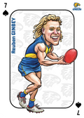 Teamcoach 2026 Magic Wildcards Playing Cards MW-17 Reuben Ginbey - West Coast Eagles